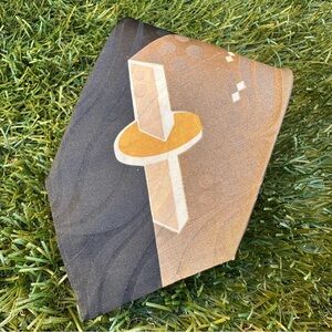 Vintage 1950’s MCM Atomic Era Silk Neck Tie Post War Japan Made Rockabilly Tie